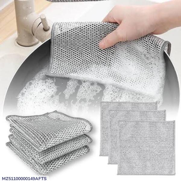 10-Pack Non-Scratchable Dishwashing Crags & sponge cleaning Cloths – Durable, Washable & Reusable Towels