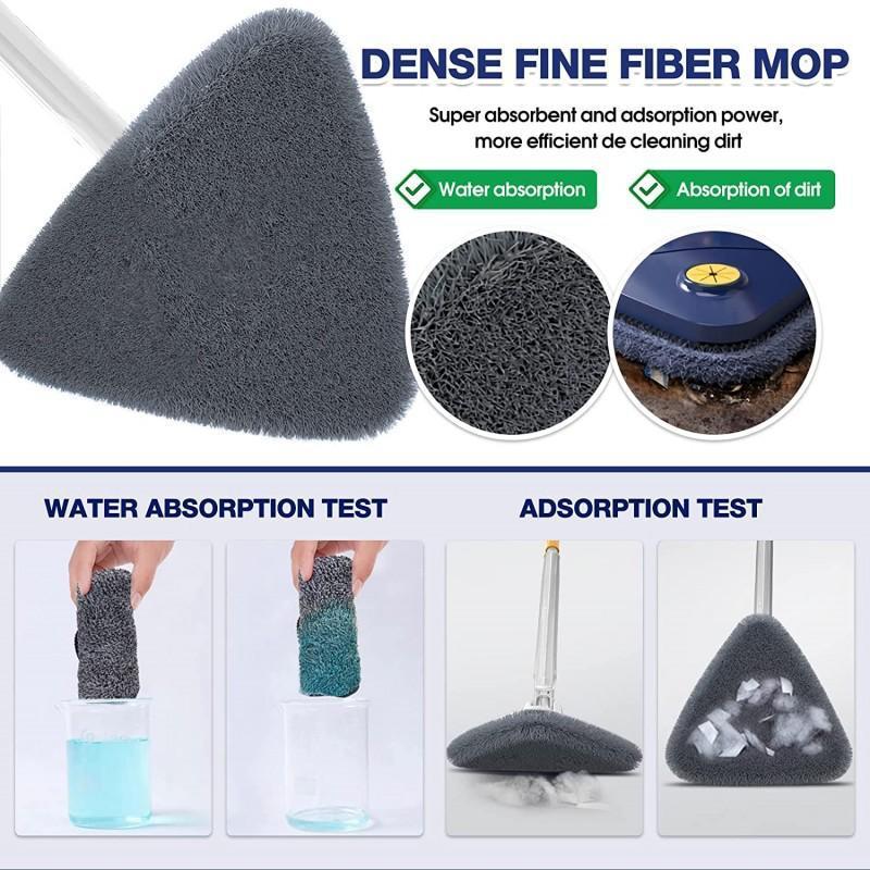 Push-Pull Easy Squeeze Floor Cleaning Mop – Hands-Free Water Removal & Quick Drying