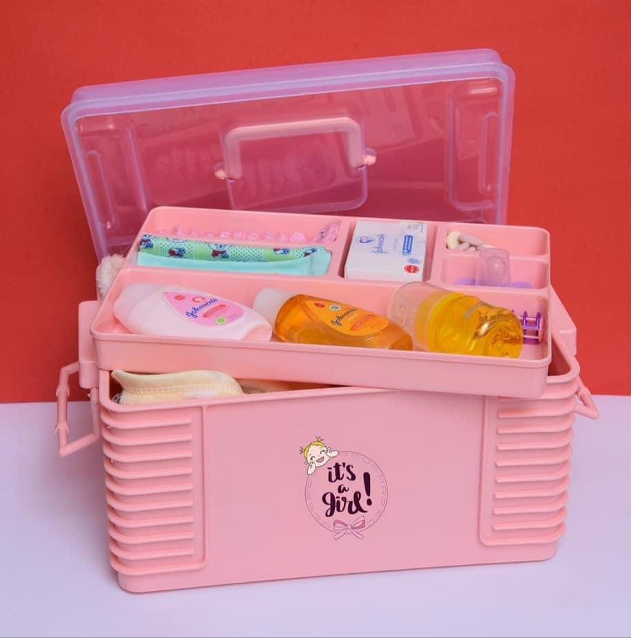 Baby Care Organizer Box – Thoughtful Gift for Parents & Nursery Storage