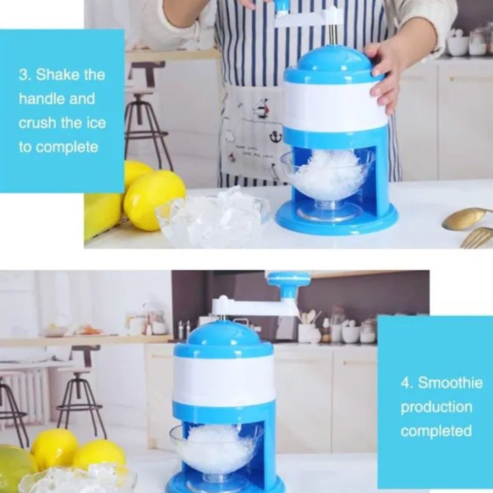 Gola Ganda Ice Crusher – Hand Ice Grinder with Stainless Steel Blade for Cold Drinks, Smoothies