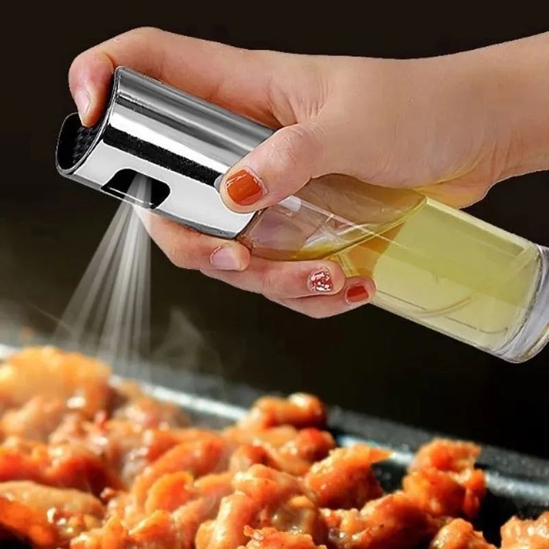 “Multi-Purpose Olive Oil Dispenser – Spray Bottle for BBQ, Salad & Gravy”
